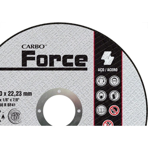 Disco De Corte Para Ferro Carborundum 4.1/2 X 1/8 X 7/8 