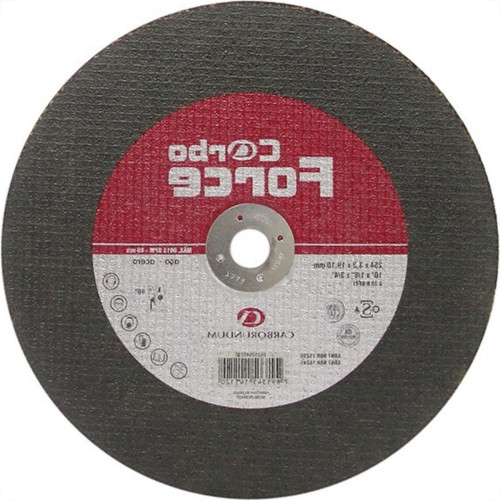 Disco De Corte Para Ferro Carborundum 10 X 1/8 X 3/4 2 Telas 