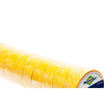 Fita Isolante Brasfort 10M X 19Mm Amarela 8646 - Kit C/10 