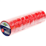 Fita Isolante Brasfort 10M X 19Mm Vermelha 8650 - Kit C/10 