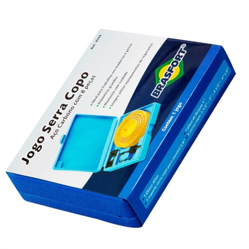 Serra Copo Aco Carbono Brasfort 2.1/2 A 5'' 8 Pecas 8749