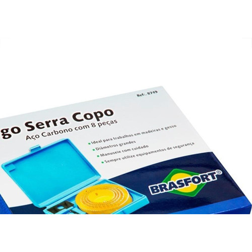 Serra Copo Aco Carbono Brasfort 2.1/2 A 5'' 8 Pecas 8749