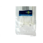 Abracadeira Nylon Brasfort Branca Kit 3 Medidas 45 Pecas 8619