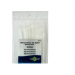 Abracadeira Nylon Brasfort Branca Kit 3 Medidas 45 Pecas 8619