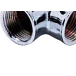 Cotovelo Latao Metais Rei 90X3/4'' Rosca Rosca Cromado 10039