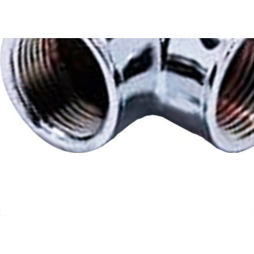 Cotovelo Latao Metais Rei 90X3/4'' Rosca Rosca Cromado 10039