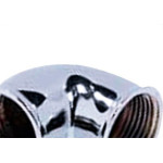 Cotovelo Latao Metais Rei 90X3/4'' Rosca Rosca Cromado 10039