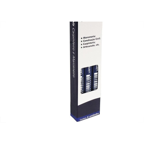 Lapis Carpinteiro Brasfort Com 6 Pecas 8110