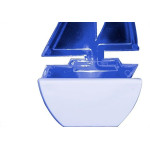 Abajour Noturno Brasfort Led Barco 220V Azul 8653