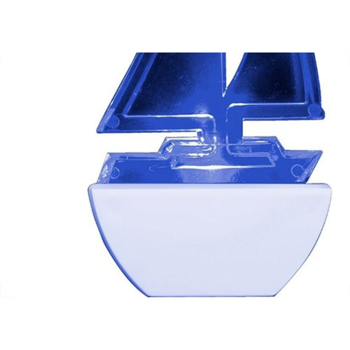 Abajour Noturno Brasfort Led Barco 220V Azul 8653
