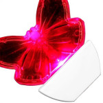 Abajour Noturno Brasfort Led Borboleta 220V Rosa 8859
