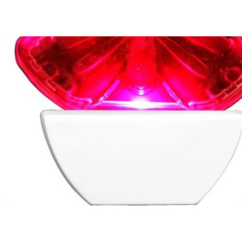 Abajour Noturno Brasfort Led Borboleta 220V Rosa 8859