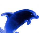 Abajour Noturno Brasfort Led Golfinho 127V Azul 8667