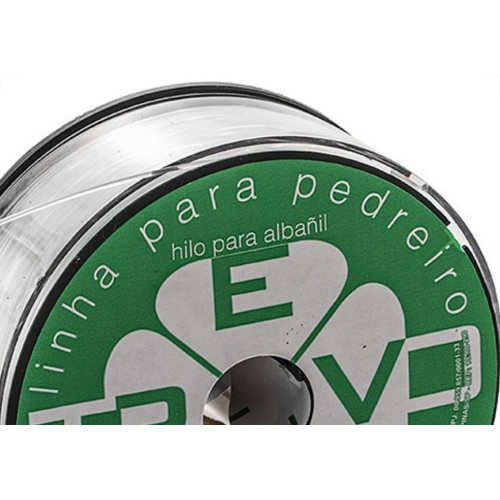 Linha Pedreiro Nylon Ekilon 0,8Mm 100M Caixa Branca 51001 - Kit C/10 
