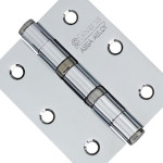 Dobradica Silvana 891 Ferro Cromado 3.1/2X3 Com Rolamento Com 3 Pecas 93843