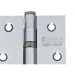 Dobradica Silvana 891 Ferro Cromado 3.1/2X3 Com Rolamento Com 3 Pecas 93843