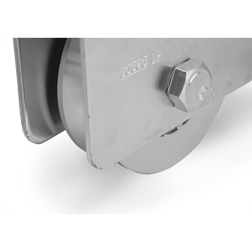 Roldana ''V''Jocec Com Suporte Fechado+Parafuso E Rolamento 2.1/2'' 14503