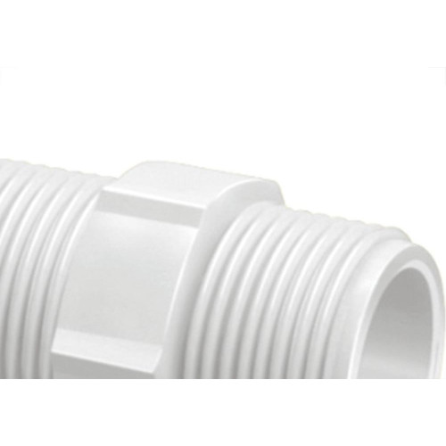 Niple Branco Krona Rosca Rosca 1'' 289 - Kit C/24 