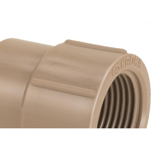 Luva Marrom Krona Liso Rosca 40Mm X 1.1/4'' 491 - Kit C/15 