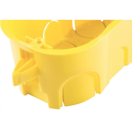 Caixinha Luz Plastica 4X2 Tramontina Amarela Drywal  - Kit C/10 