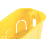 Caixinha Luz Plastica 4X2 Tramontina Amarela Drywal  - Kit C/10 