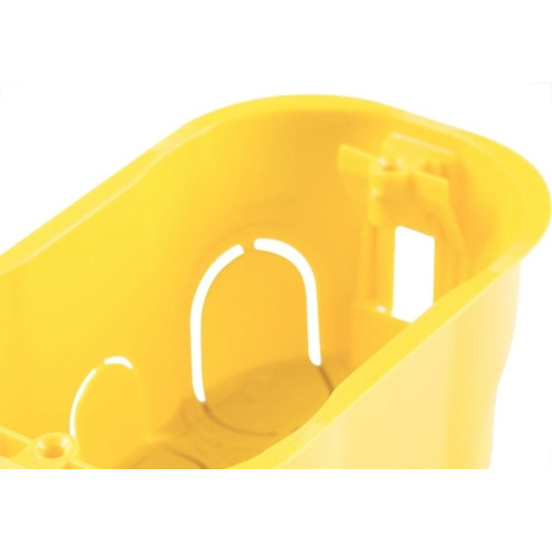 Caixinha Luz Plastica 4X2 Tramontina Amarela Drywal  - Kit C/10 