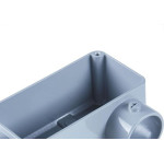 Condulete Tramontina 56104(Ll)Sem Rosca 2''Com Tampa 56104/316