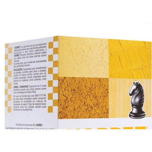 Pigmento Po Xadrez Amarelo 500G 67610