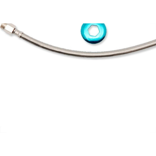Engate Flexivel Metal Cromado Brasfort Malha Inox 30Cm 7005