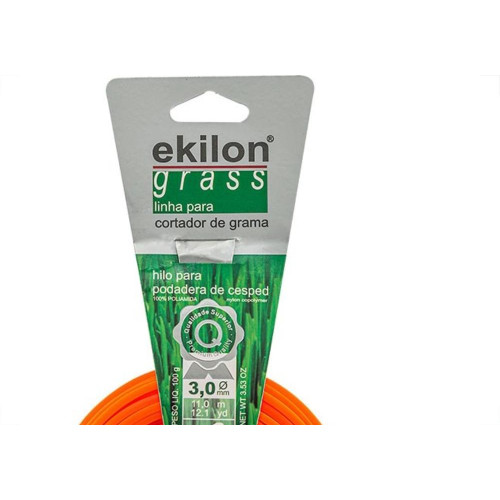 Fio Nylon Ekilon 3,0Mm/ 12M 100G Quadrado Universal 7176