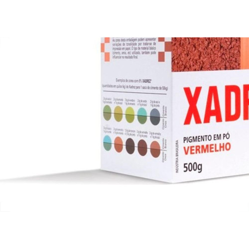 Pigmento Po Xadrez Vermelho 500G 67881