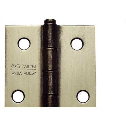 Dobradica Silvana 850 Ferro Zincado Oxidado Esmaltada 3'' Blister Com 3 Pecas 98022
