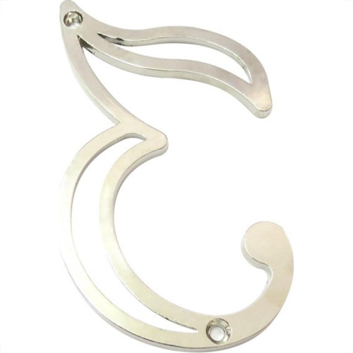 Numero Colonial Zamac Cromado Silvana 3 95585