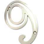 Numero Colonial Zamac Cromado Silvana 9 95585