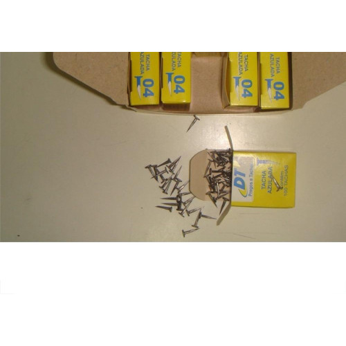 Tachinha Detack Polida 12 Com 10 Caixinhas Com 100Pecas Tac-Fr16Mm