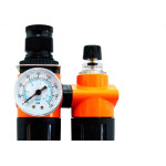 Filtro Regulador De Ar+Lubrificante Waft 1/4''Com Manometro 6236