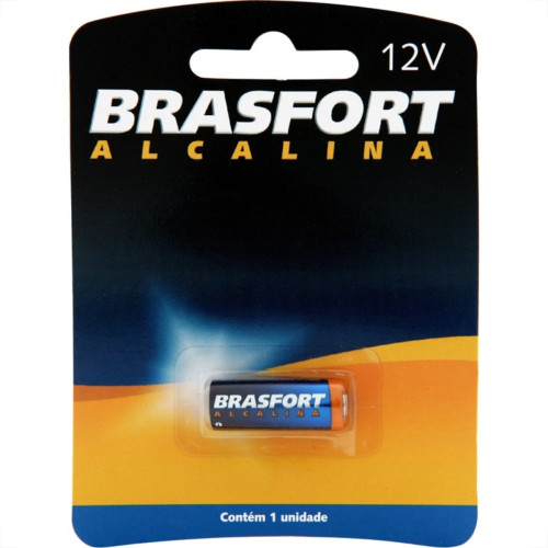 Pilha Brasfort Alcalina Mn21 12V Cartela 6305 - Kit C/5 