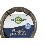 Cadeado Para Moto Brasfort Com Chave 22X1,0M 7012