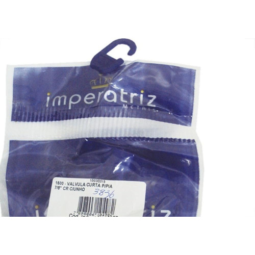 Valvula Pia Metal Imperatriz Cromada 10168