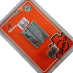 Dobradica Silvana 880 Cromada 2.1/2'' Blister Com 3 Pecas 91450