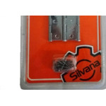 Dobradica Silvana 880 Cromada 2.1/2'' Blister Com 3 Pecas 91450