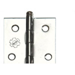 Dobradica Silvana 880 Cromada 3'' Blister Com 3 Pecas 91467