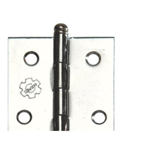 Dobradica Silvana 880 Cromada 3'' Blister Com 3 Pecas 91467