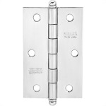Dobradica Silvana 880 Cromada 3.1/2'' Blister Com 3 Pecas 91474