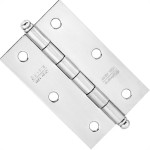Dobradica Silvana 880 Cromada 3.1/2'' Blister Com 3 Pecas 91474