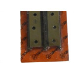 Dobradica Silvana 880 Ferro Zincado Oxidado Esmaltada 3.1/2''Blister Com 3 Pecas 92464