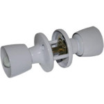 Fechadura Tubular Gold Cilindrica Tf09 Branca Sft050009