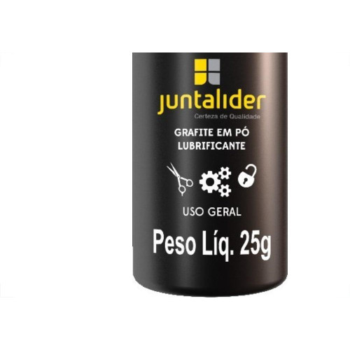 Grafite Em Po Juntalider Bisnaga 25 G  - Kit C/6 