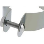 Abracadeira Tipo ''D'' Aco Com Parafuso  2.1/2'' 50 Pecas A0004