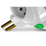 Pino 3 Saidas 2 Polos+Terra Daneva Branco Dn1676 - Kit C/12 